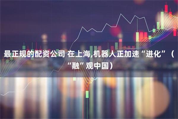 最正规的配资公司 在上海,机器人正加速“进化”（“融”观中国）